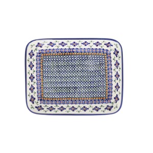 Półmisek do zapiekania 19,5x25,5 cm Bolesławiec GU370DEKDU60
