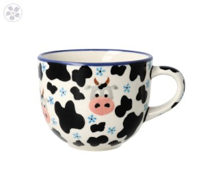 Filiżanka Ceramika Bolesławiec V 0,35 L GU1379 DEK1399A Krówka