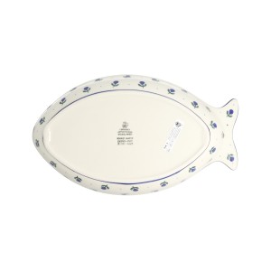 Półmisek ryba dł. 33,5 cm Ceramika Artystyczna Bolesławiec E23 dek135X