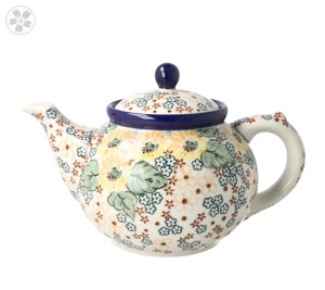 Czajnik Ceramika Artystyczna Bolesławiec do kawy V 1,2 L C060 dekU4742