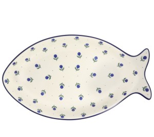 Półmisek ryba dł. 33,5 cm Ceramika Artystyczna Bolesławiec E23 dek135X
