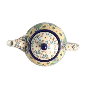 Czajnik Ceramika Artystyczna Bolesławiec do kawy V 1,2 L C060 dekU4742