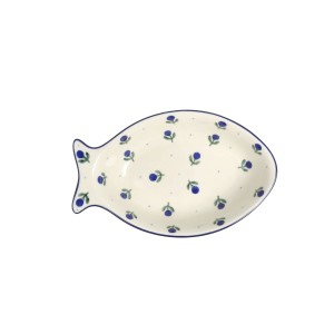 Półmisek ryba dł. 19,5 cm Ceramika Artystyczna Bolesławiec E24 dek135X