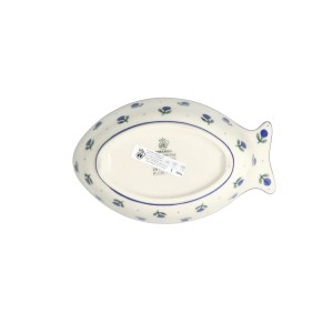 Półmisek ryba dł. 19,5 cm Ceramika Artystyczna Bolesławiec E24 dek135X
