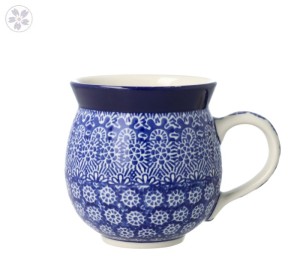 Kubek czeski V 0,35 L Ceramika Artystyczna Bolesławiec K070 dek884X