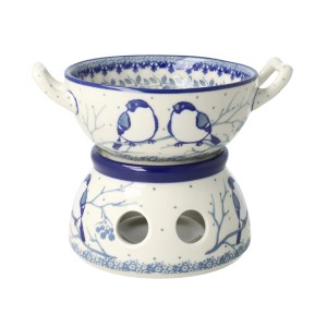 Komplet do fondue C62 Ceramika Artystyczna Bolesławiec dekU4830