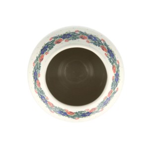 Wazon pękaty Ceramika Artystyczna Bolesławiec F14 dek1535X