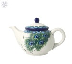 Tea pot V 0,9L E22dek2127X Bolesławiec Pottery