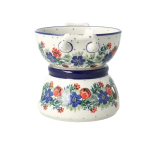 Komplet do fondue C62 Ceramika Artystyczna Bolesławiec dek1535X