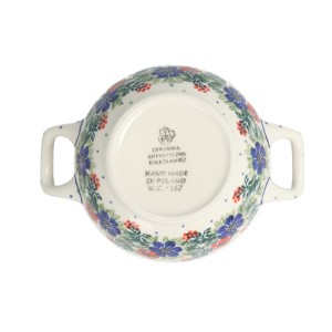 Miska fondue Ceramika Artystyczna Bolesławiec C61 dek1535X
