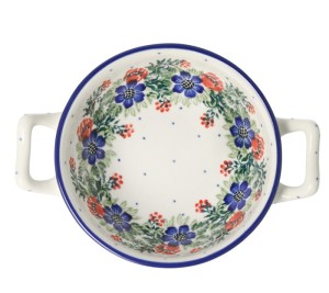 Komplet do fondue C62 Ceramika Artystyczna Bolesławiec dek1535X