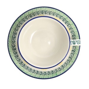 Czajnik z filiżanką Ceramika Artystyczna Bolesławiec V 0,6 L C01 DEK2638X