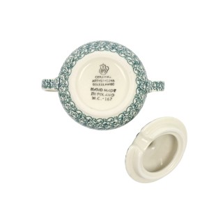 Cukiernica uszka V 0,2 L Ceramika Artystyczna Bolesławiec C035 dek2638X