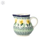 Creamer V 0,2 L dek2638X Bolesławiec Pottery