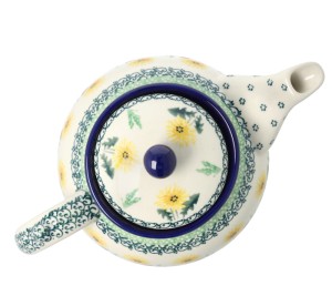 Czajnik do kawy V 1,2 L Ceramika Artystyczna Bolesławiec C060 dek2638X