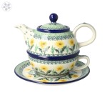 Set Pot V 0,6 L Cup 0,25 L C01 DEK2638X Bolesławiec Pottery