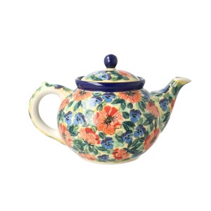 Czajnik Ceramika Artystyczna Bolesławiec do kawy V 1,2 L C060 dekU4704