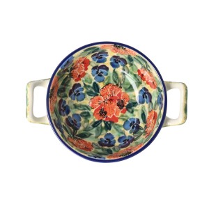 Komplet do fondue C62 Ceramika Artystyczna Bolesławiec dekU4704