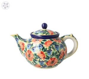 Czajnik Ceramika Artystyczna Bolesławiec do kawy V 1,2 L C060 dekU4704