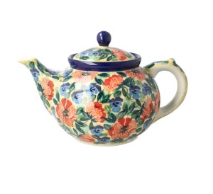 Czajnik Ceramika Artystyczna Bolesławiec do kawy V 1,2 L C060 dekU4704