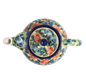 Czajnik Ceramika Artystyczna Bolesławiec do kawy V 1,2 L C060 dekU4704