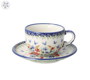 Serwis kawowo herbaciany dla 4 osób JZ71 Manufaktura w Bolesławcu