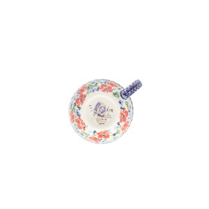 Zestaw do parzenia herbaty, czajnik 0,42 L + filiżanka 0,33 L + spodek C027 JZ71 Manufaktura w Bolesławcu