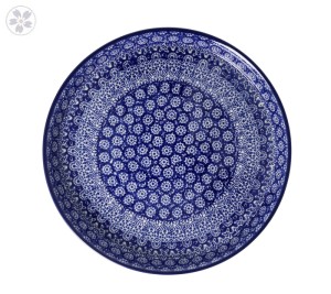 Taca na ciasto Ø 24,5 cm Ceramika Artystyczna Bolesławiec T400 dek884X