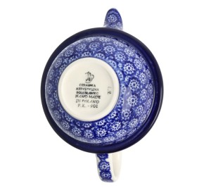 Czajnik z filiżanką Ceramika Artystyczna Bolesławiec V 0,6 L C01 DEK884X