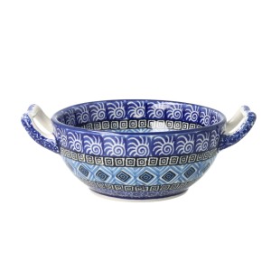 Komplet do fondue C62 Ceramika Artystyczna Bolesławiec dek1917X