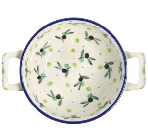 Komplet do fondue C62 Ceramika Artystyczna Bolesławiec dek2414X