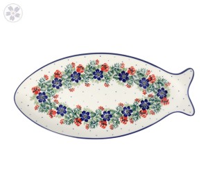 Półmisek ryba Ceramika Artystyczna Bolesławiec E19 dek1535X