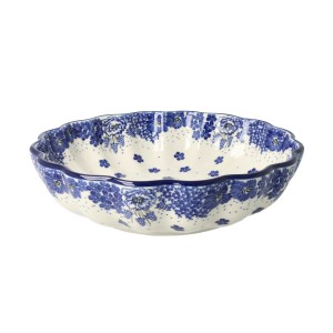 Miska falbanka Ø 24,5 cm Ceramika Artystyczna Bolesławiec M248 dek1975X