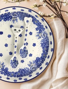 Łyżeczka serce Ceramika Artystyczna Bolesławiec G60 dek1975X- przykład wykorzystania