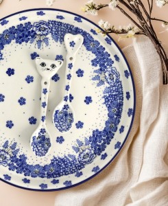 Łyżeczka kotek Ceramika Artystyczna Bolesławiec h19 dek1975X- przykład wykorzystania