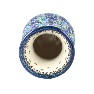 Wazon wys. 22 cm Niebieskie kwiaty Galia