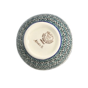 Wazon wys. 22 cm Niebieskie kwiaty Galia