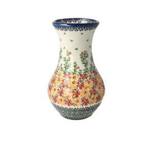 Wazon wys. 22 cm Pomarańczowe kwiaty Galia