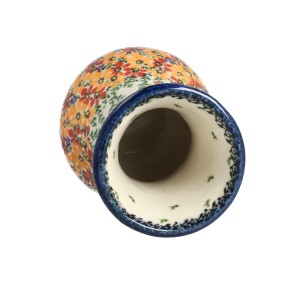 Wazon wys. 22 cm Pomarańczowe kwiaty Galia