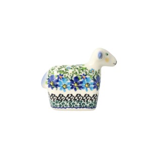 Figurka baranek Niebieskie Kwiaty Galia