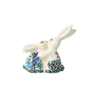 Figurka zając duet Niebieskie Kwiaty Galia