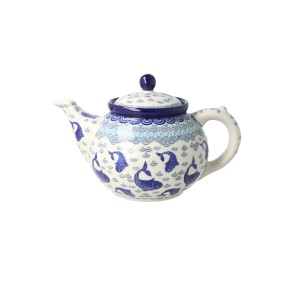 Czajnik do kawy V 1,2 L Ceramika Artystyczna Bolesławiec C060 dek2372X