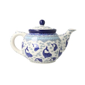 Czajnik do kawy V 1,2 L Ceramika Artystyczna Bolesławiec C060 dek2372X