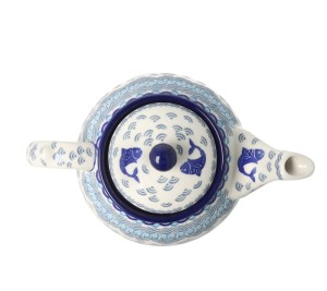 Czajnik do kawy V 1,2 L Ceramika Artystyczna Bolesławiec C060 dek2372X