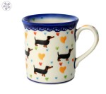 Mug Jowisz  V 0,25 L Jamnik Bolesławiec Pottery