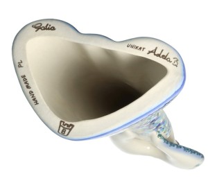 Figura anioł wys. 37 cm Niebieskie Kwiaty Galia