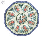 Plate Ø 24 cm A24 dekU3357  Bolesławiec Pottery