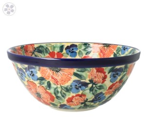 Bowl V 1 M057dekU4704 Bolesławiec Pottery