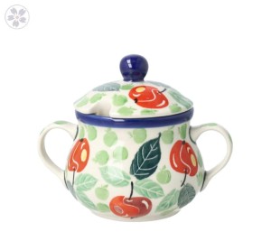 Serwis kawowo herbaciany dla 4 osób Ceramika Artystyczna Bolesławiec dek3248X