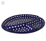 Talerz dzielony Ceramika Artystyczna Bolesławiec 485 dek70AX